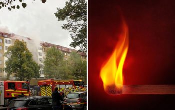 Ett hyreshus i Annedal, Göteborg fick evakueras efter en explosion.