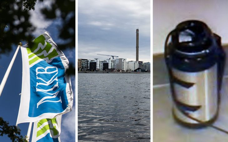 Termosbomb utanför MKB:s lägenhet i Limhamns sjöstad