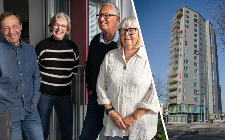 Bengt och Ann-Charlotte Wassenius, Sture och Ann-Christin Sallander, Mars, Trollhättan, Eidar, kollage, KW