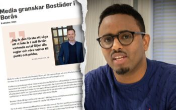 Det stormar om Bostäder i Borås. Abdirahman Jama, Hyresgästföreningen beklagar att förtroendet för bolaget naggas i kanten.