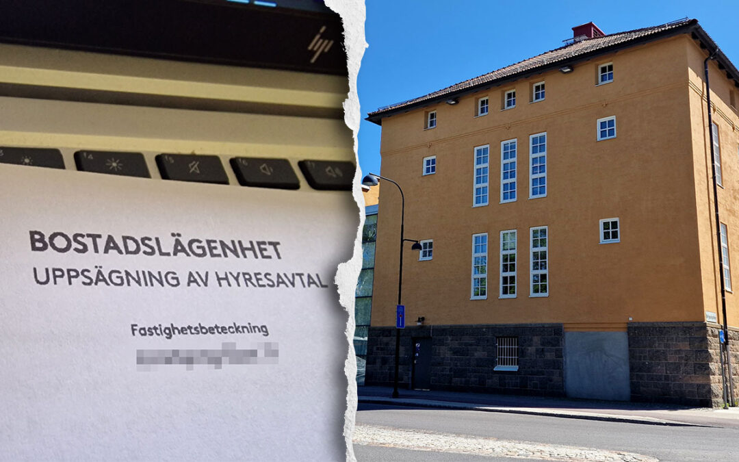 Uppsägning av hyresavtal och tingsrätten i Linköping.