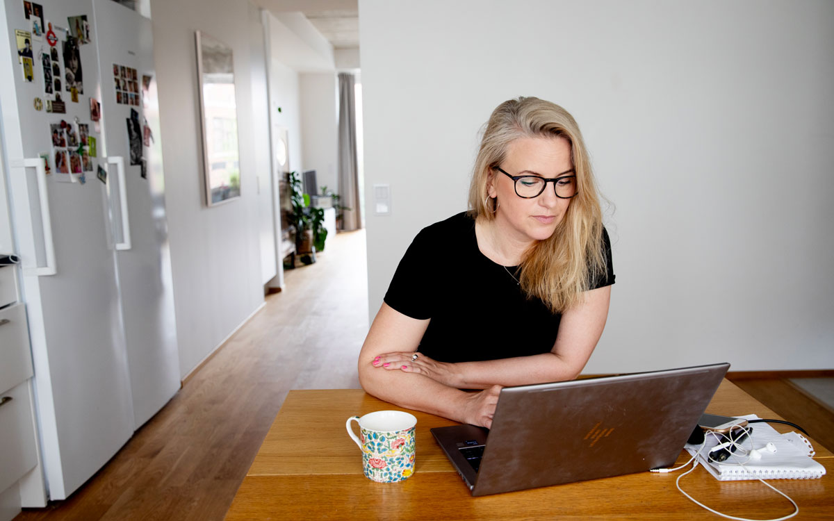 Kristina Wahlgren, journalist på Hem & Hyra söker bostad.