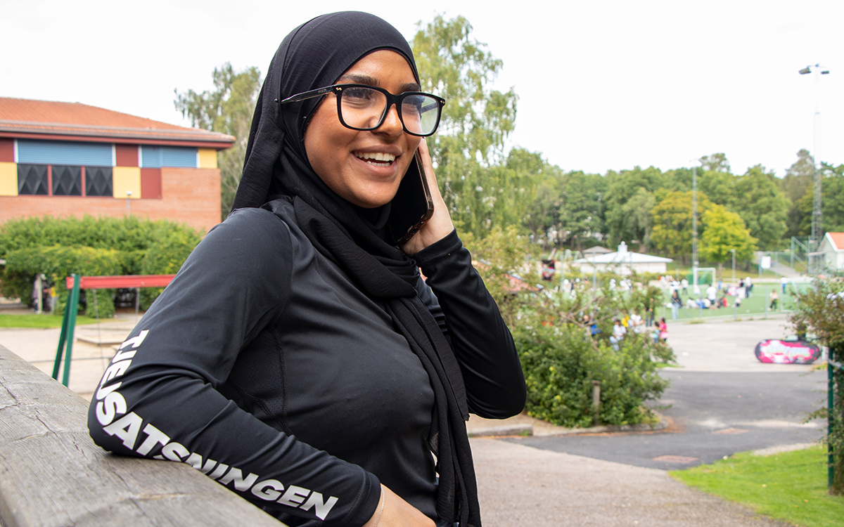 Fatma Habeeb, 21, är projektmedarbetare på RFSISU i Västra Götaland. 