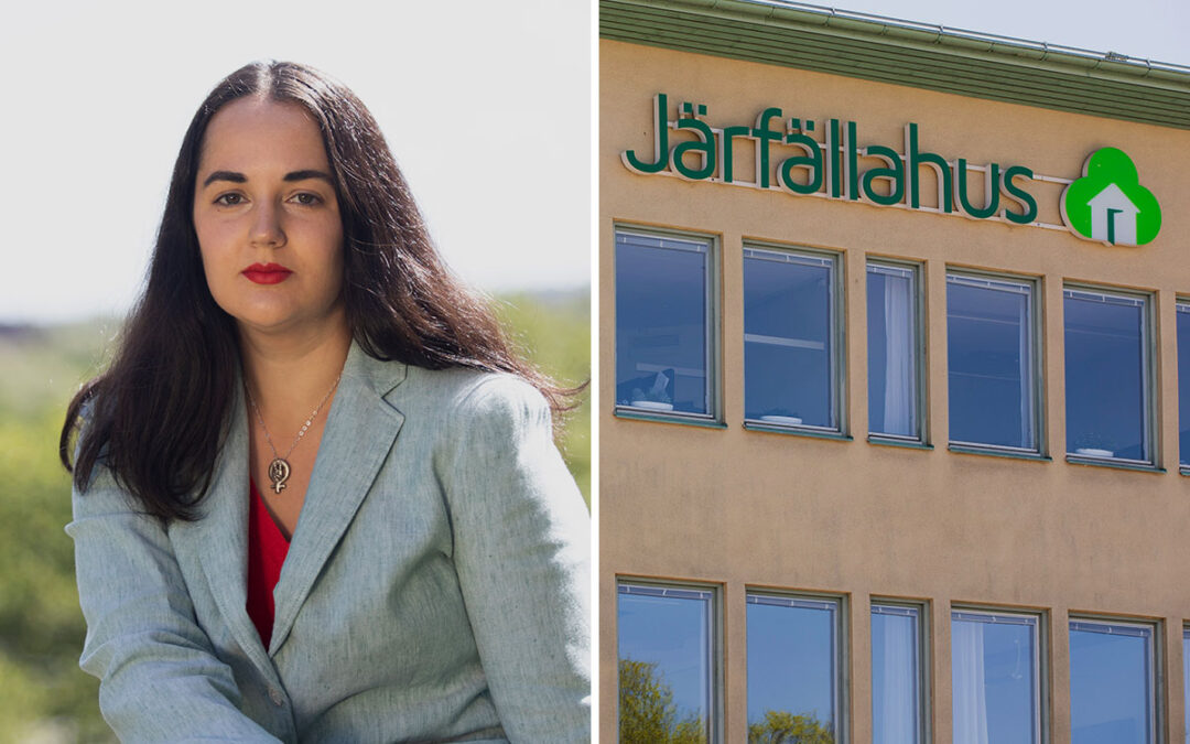 Therese Johansson, gruppledare för Vänsterpartiet i Järfälla.