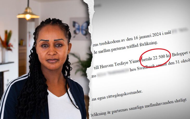 Heaven Tesfaye och beslutet från tingsrätten.