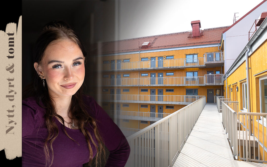 Tomma lägenheter. Julia Jutengren i ett halvtomt hyreshus i Växjö