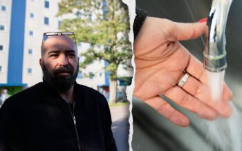 Tarek Kayed lever utan varmvatten i Kinesiska muren på Rosengård