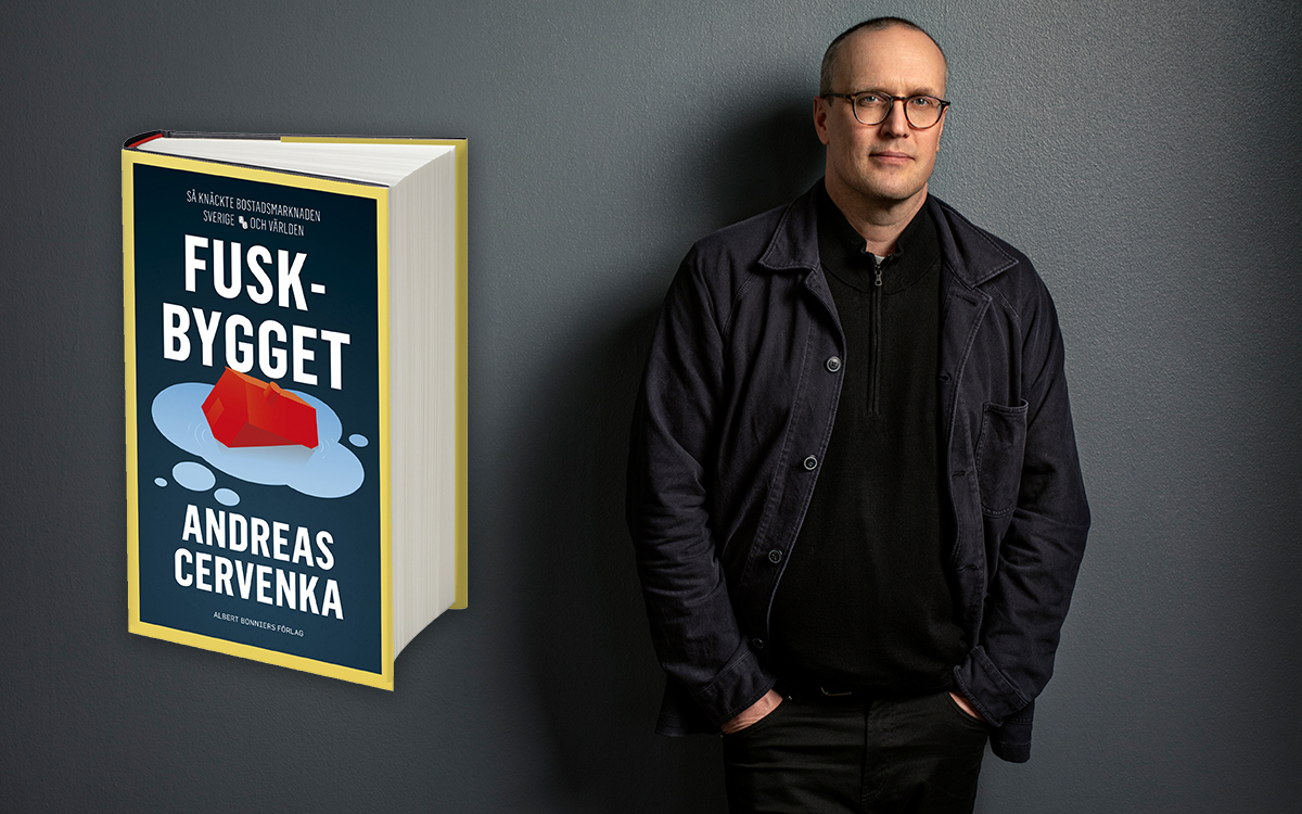 Andreas Cervenka är aktuell med boken Fuskbygget