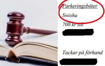 Bilden är ett montage av en skärmdumpfrån hyresnämnden, samt en bild på lagbok.