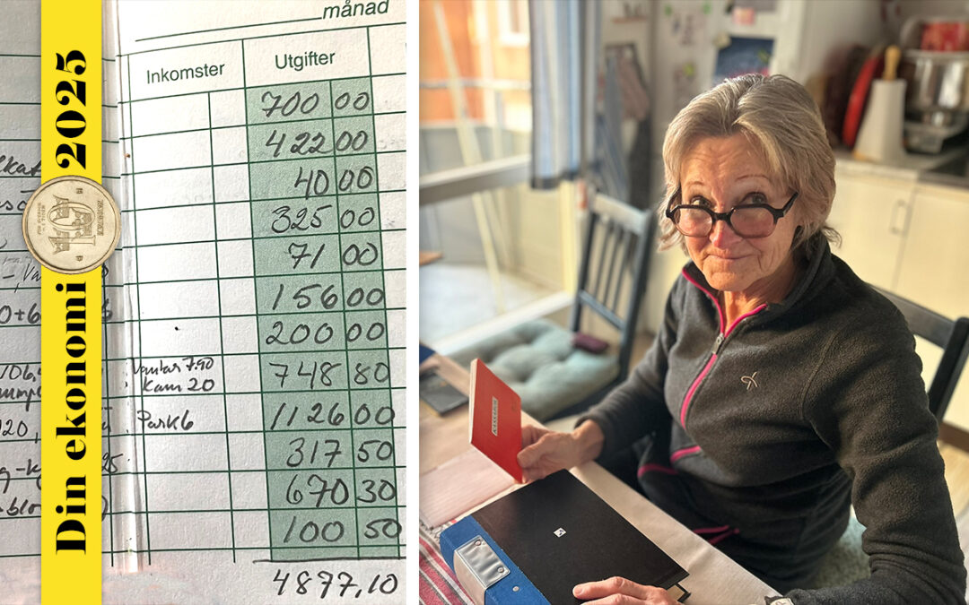 Hösten 1992 betalade Karin Örner 120 kronor för att byta till vinterdäck. Minnena blir konkreta tack vare hennes kassaböcker.