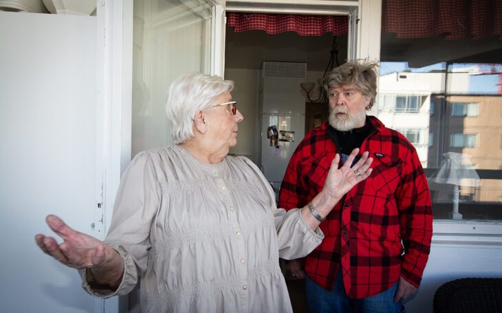 Lillemor Bäck och Leif Gustafsson har tröttnat på Poseidons dåliga kommunikation.